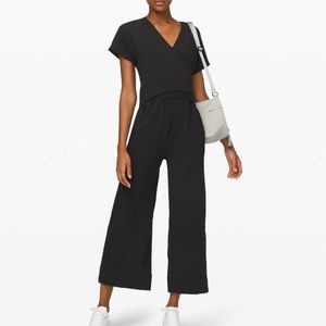 NWT Lululemon It’s A Tie Jumpsuit size 2 Black